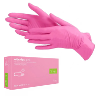 Gloves NITRYLEX Pink S