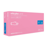 Gloves NITRYLEX Pink M