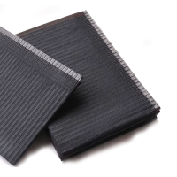 Three-layer napkins for the work surface Black 50 pcs
