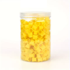Silicone paint caps (CAPS) Yellow 50 pcs