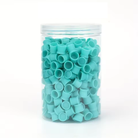 Silicone paint caps (CAPS) Blue 100 pcs