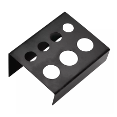 Black metal cap stand